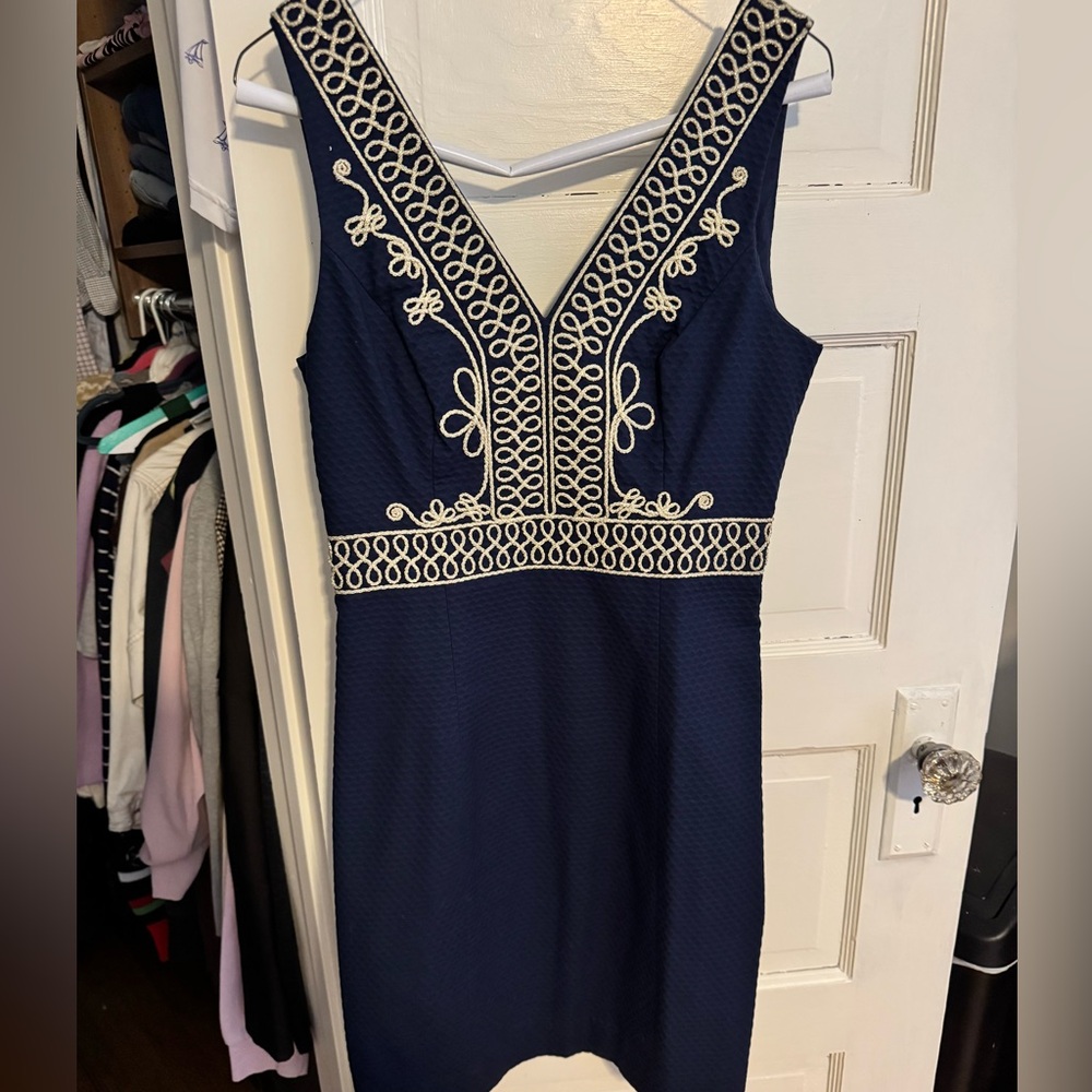 Lily Pulitzer Navy Aveline Shift Dress